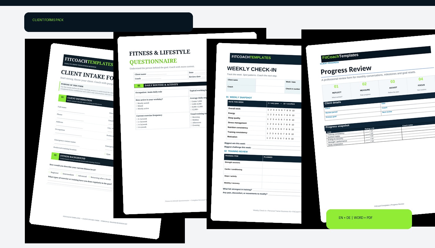 Client Forms Pack preview